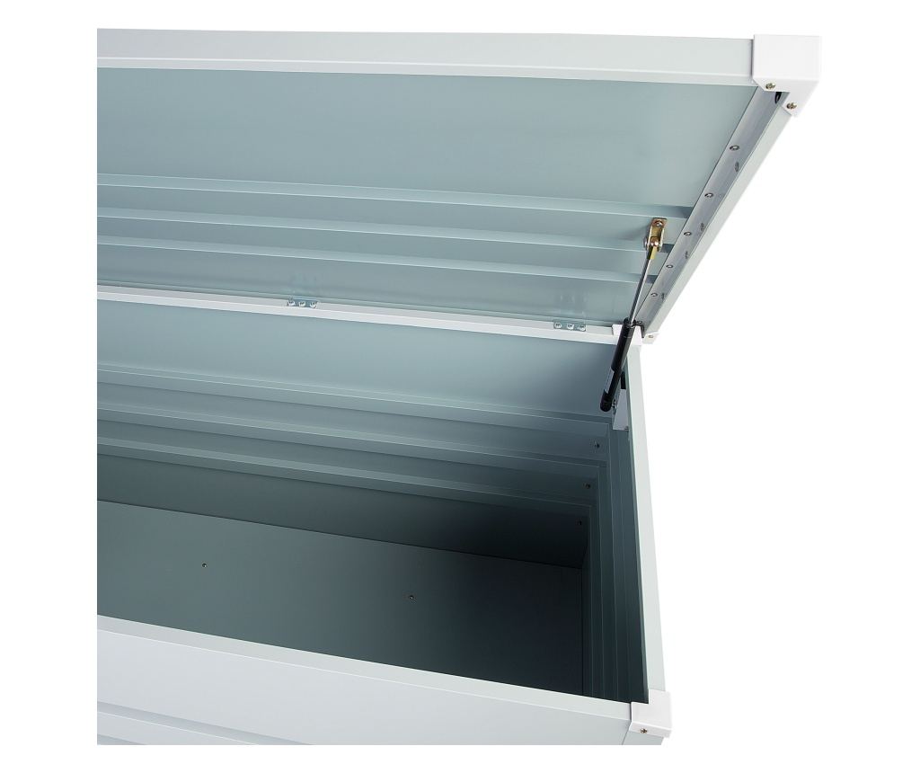 Párnatartó láda CEBROSA 132 cm 62 cm Világosszürke - 8