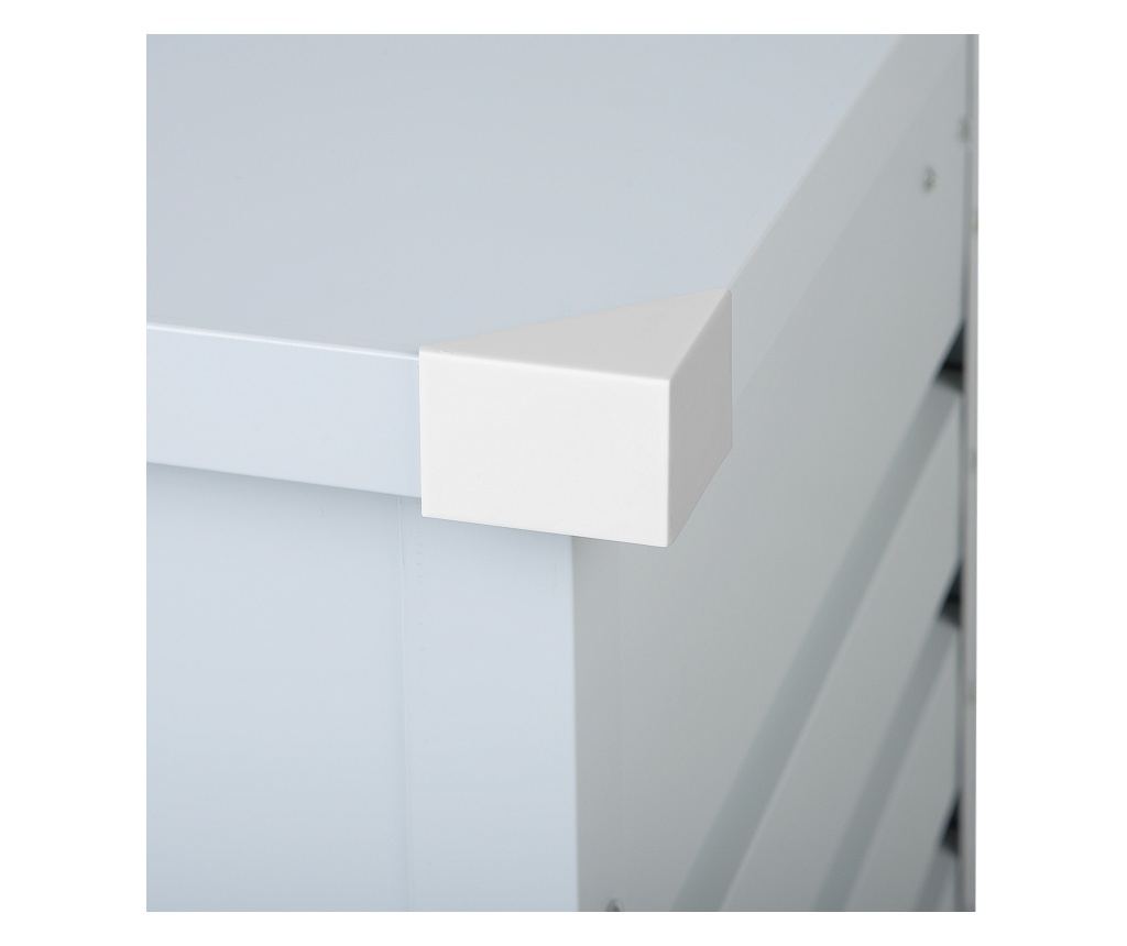 Párnatartó láda CEBROSA 132 cm 62 cm Világosszürke - 10