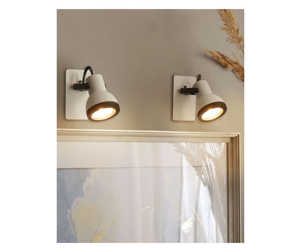 Kétdarabos spotlámpa szett BARO Állítható Fém Fehér - 1
