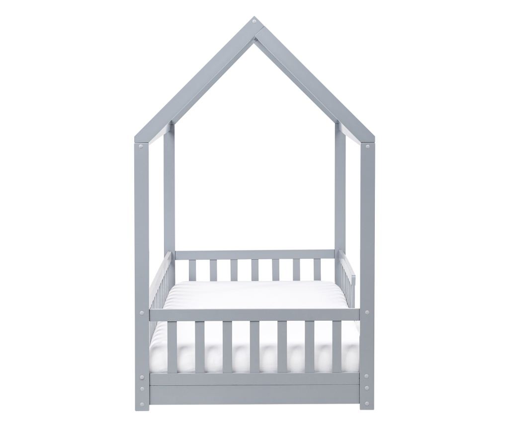 Gyerekágy Ház Fenyő COSSAYE 90 x 200 cm Szürke - 6