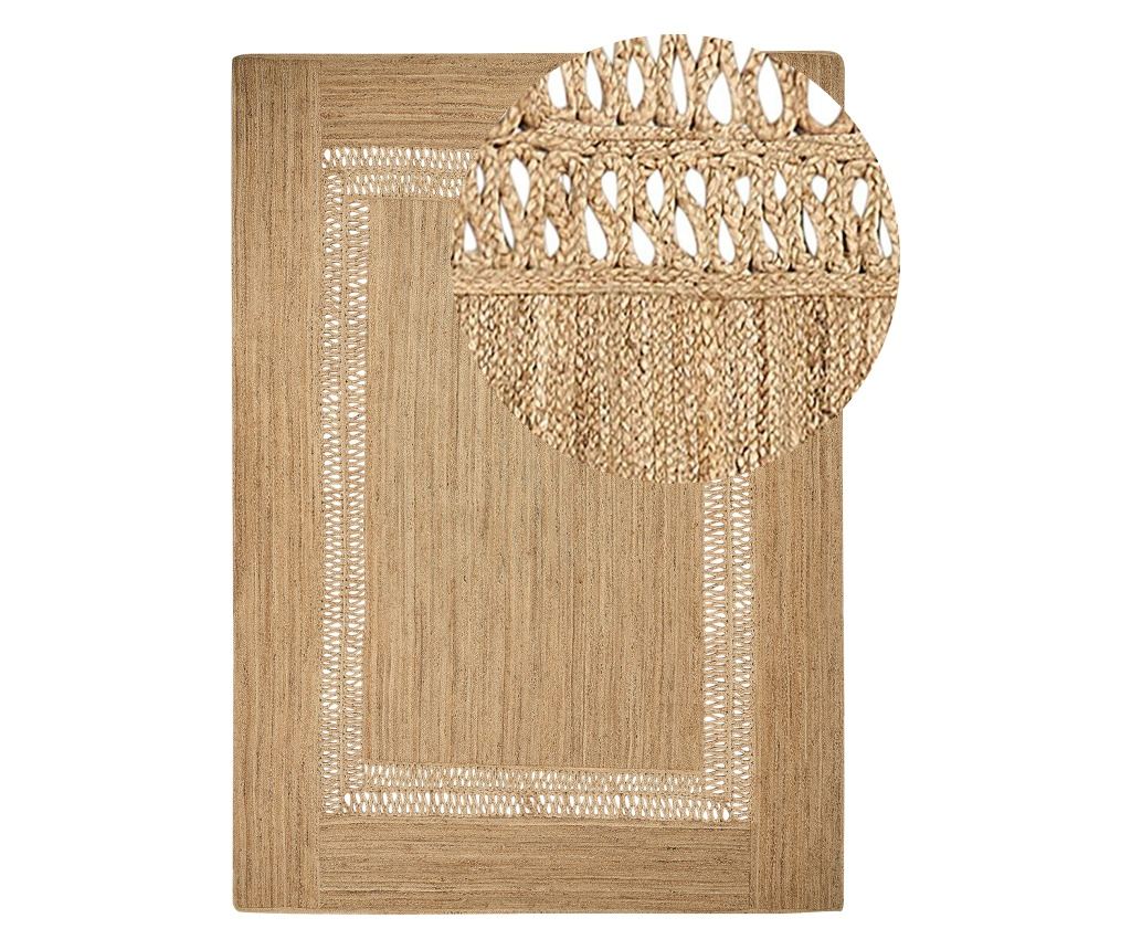 Szőnyeg YENIKOY Bézs 160 x 230 cm Juta zsákvászon - 2