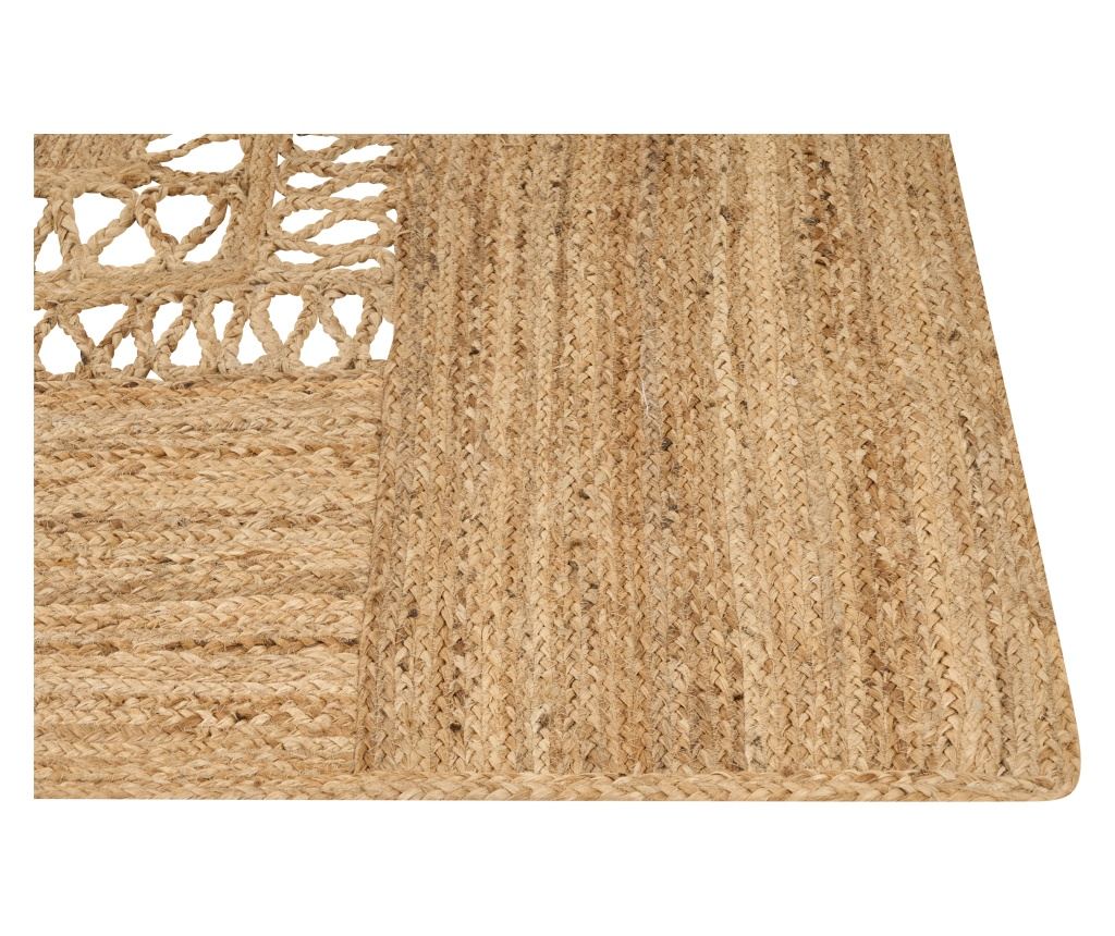 Szőnyeg YENIKOY Bézs 160 x 230 cm Juta zsákvászon - 6