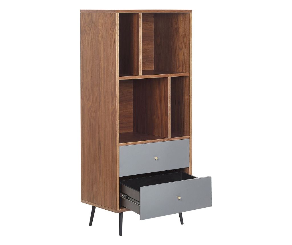 Polcrendszer RICHMOND 139 cm Sötét diófa - 5