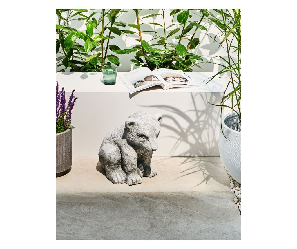 Kerti Szobor BOWE Medve Szürke - 1