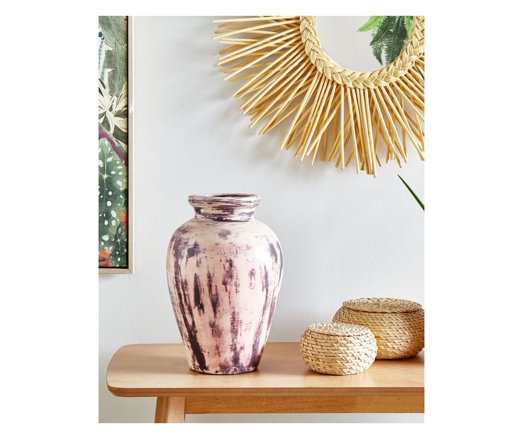Dekor váza AMATHUS Kerámia 34 cm Lila - 1