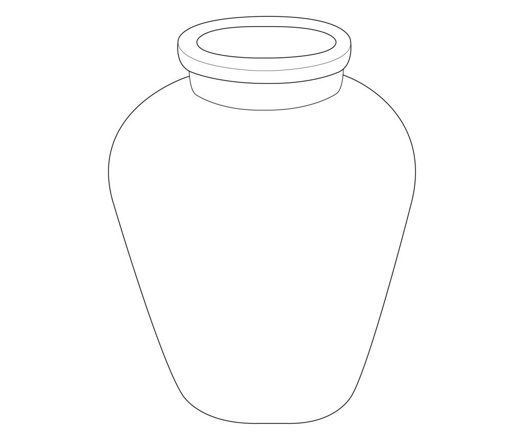 Dekor váza AMATHUS Kerámia 34 cm Lila - 3