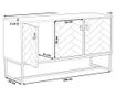 Szekrény NUEVA Sötétbarna/fehér thumbnail 3