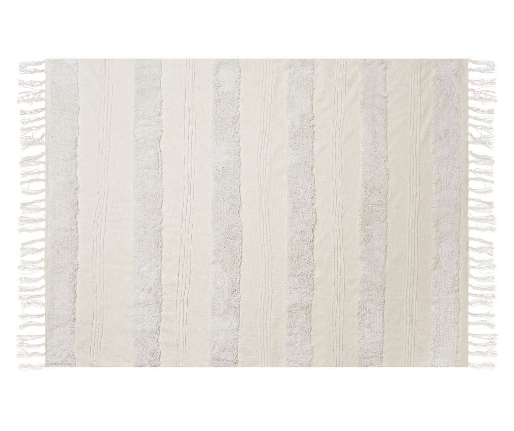 Takaró RAEBARELI Pamut 130 x 180 cm Világosbézs - 4