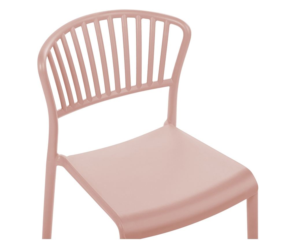 Négydarabos kerti szék szett GELA Pasztellrózsaszín - 12