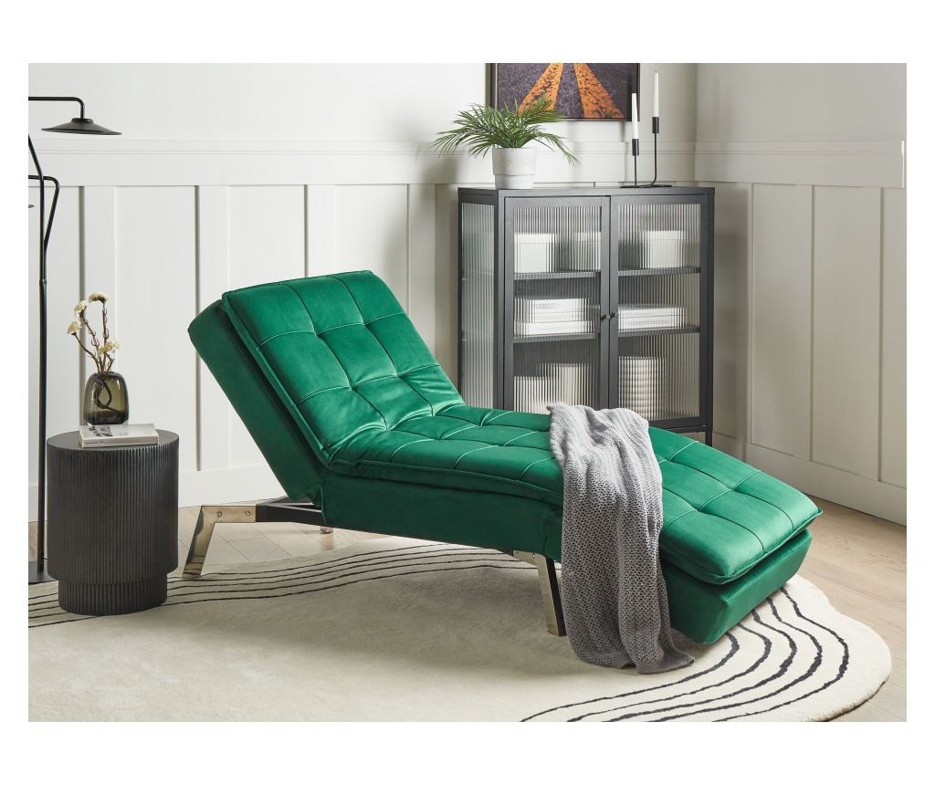 Dívány LOIRET Bársony Smaragdzöld - 1