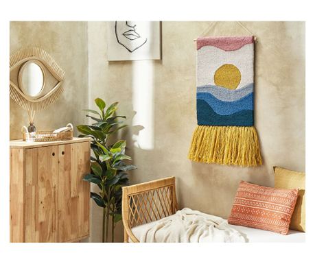 Decorațiune de perete din țesătură HASILPUR Bumbac 108 cm Multicolor
