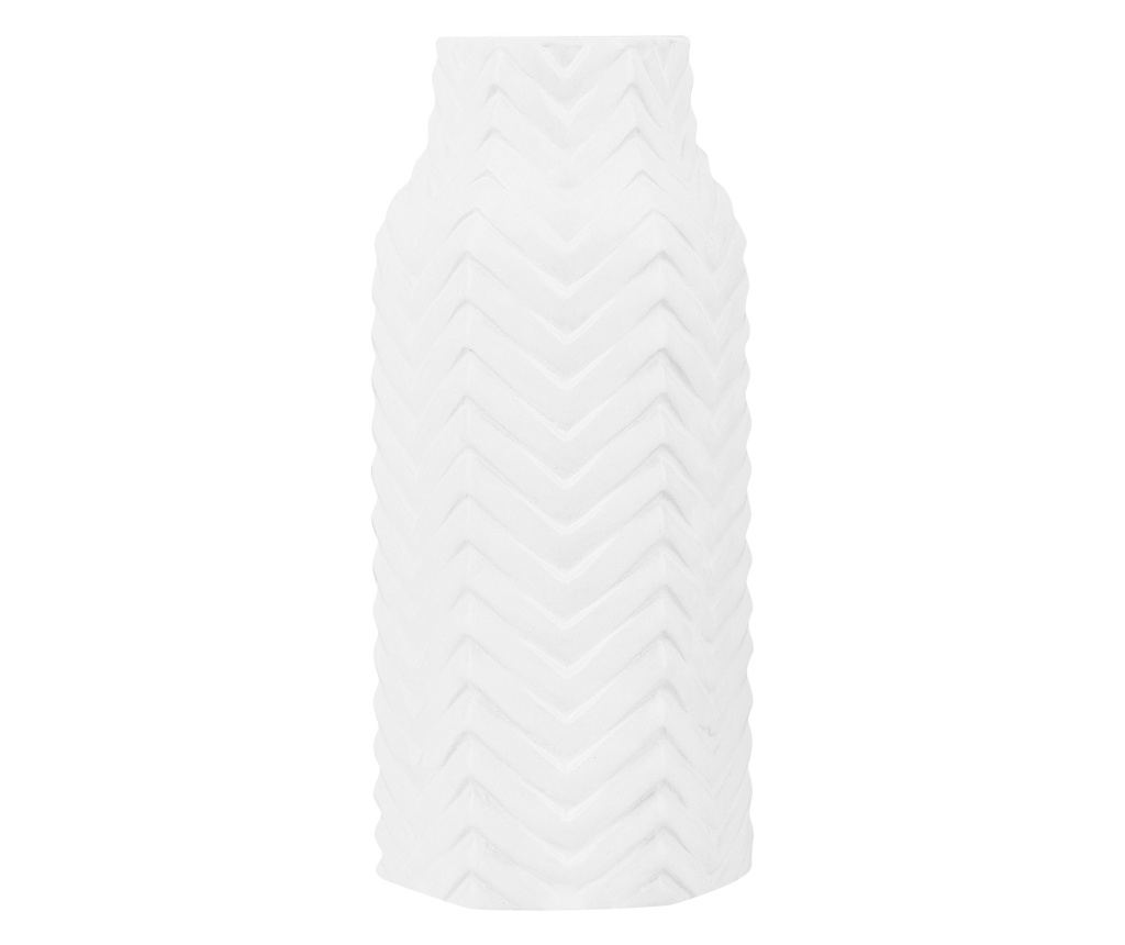Dekor váza XANTHOS Kőcserép 32 cm Fehér - 2