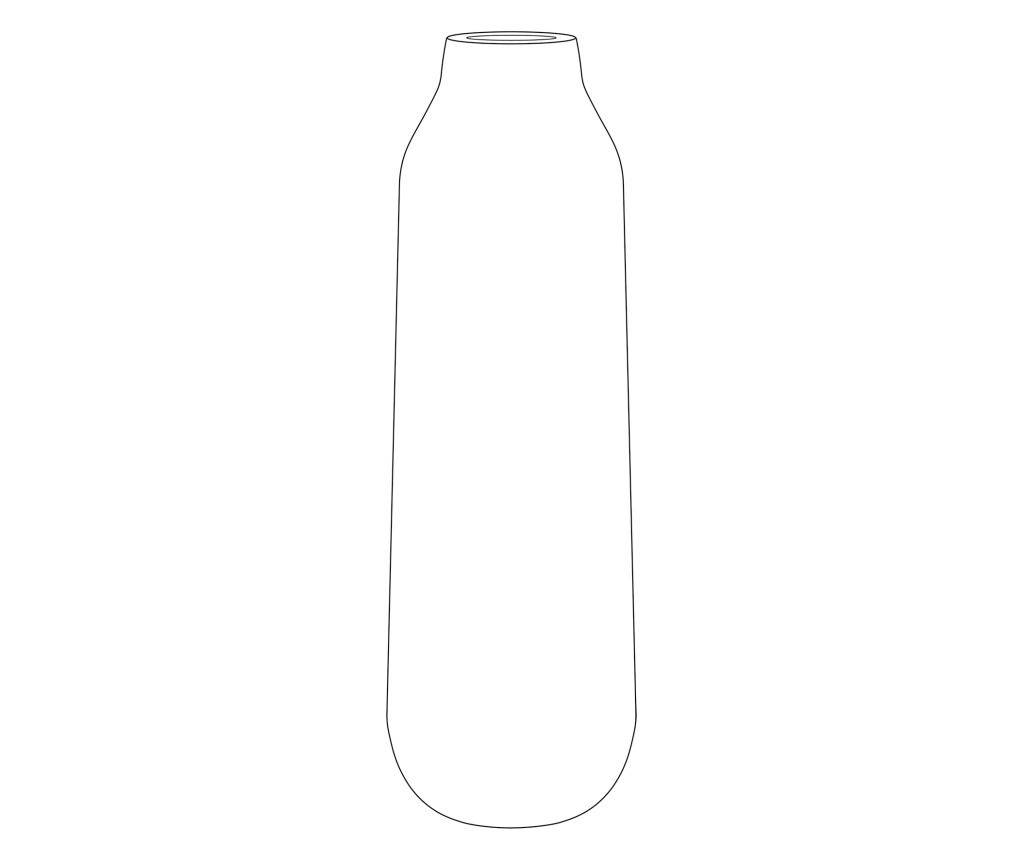 Virágtartó váza MULAI Kőcserép 35 cm Fehér - 3