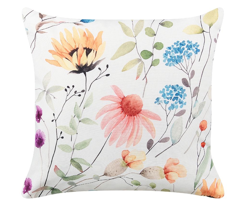 Kültéri díszpárna kétdarabos szettben MONESI Virágmintás 45 x 45 cm Színes - 4