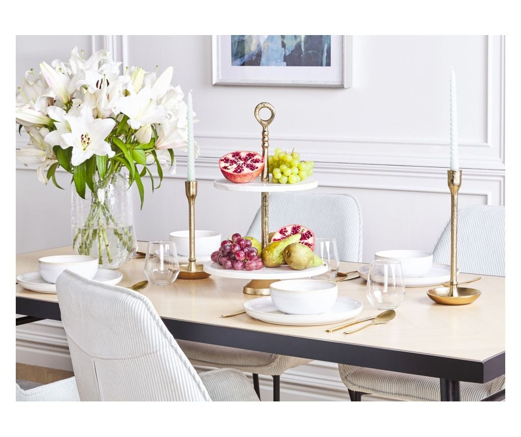 Tortaállvány TARUM Kő Fehér márvány - 1