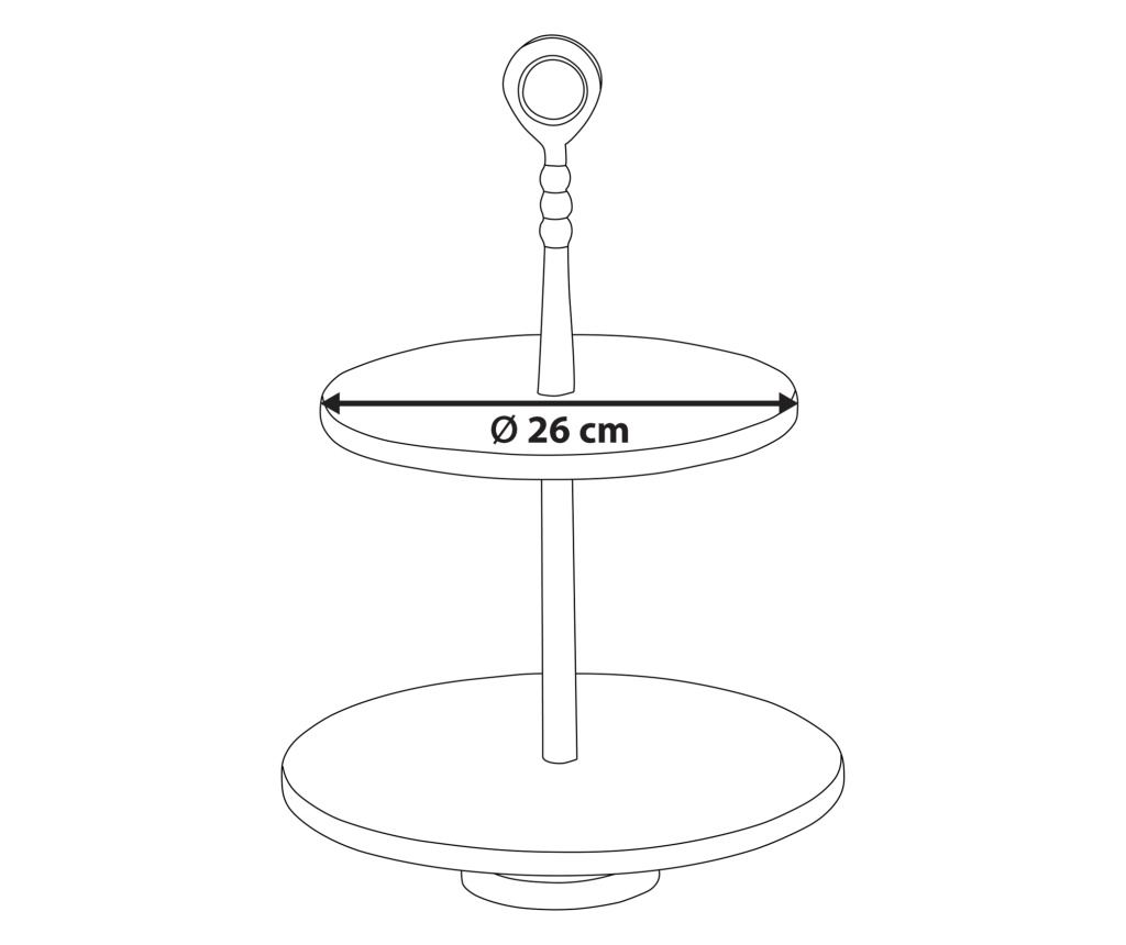 Tortaállvány TARUM Kő Fehér márvány - 5