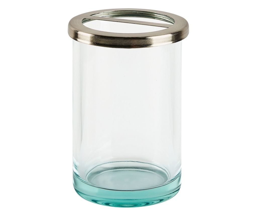 5 darabos fürdőszobai kiegészítő szett AMARGA Üveg Zöld - 6