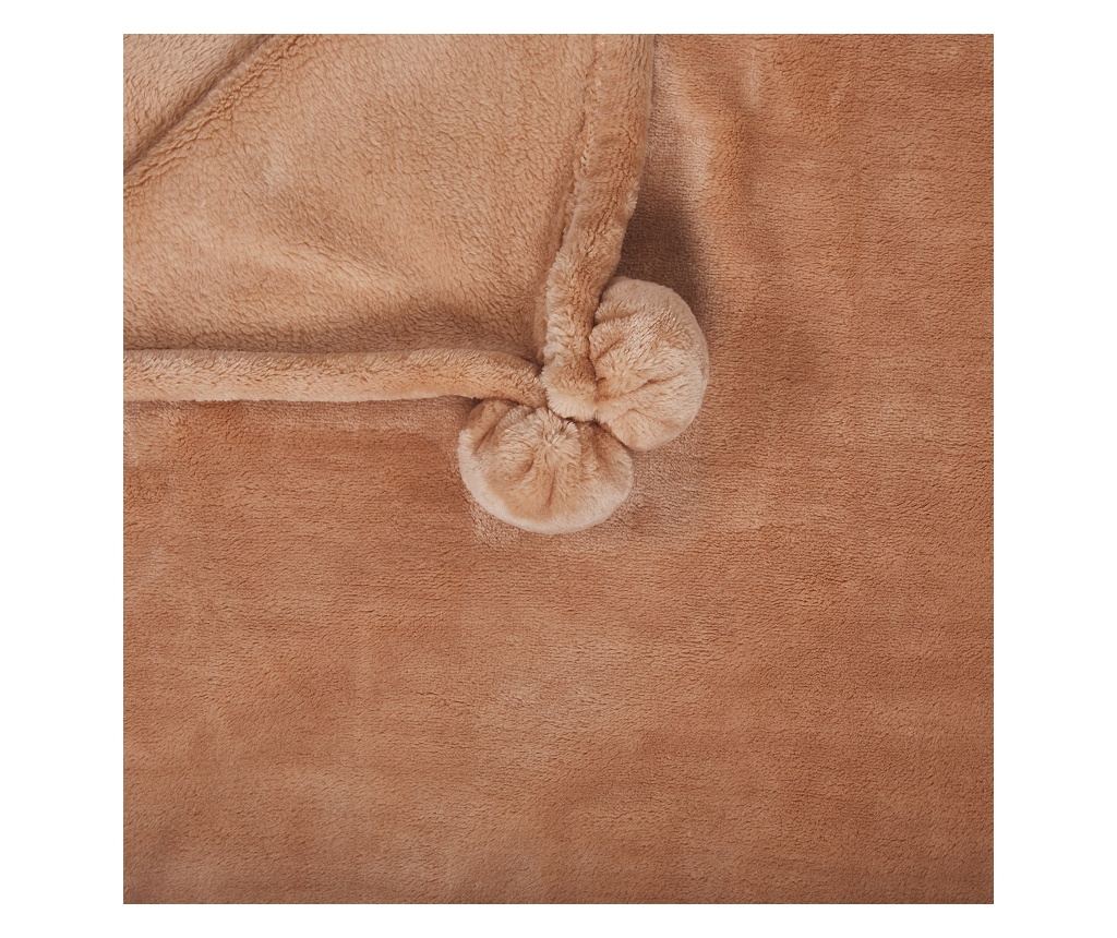 Takaró TERKE 200 x 220 cm Világosbarna - 7