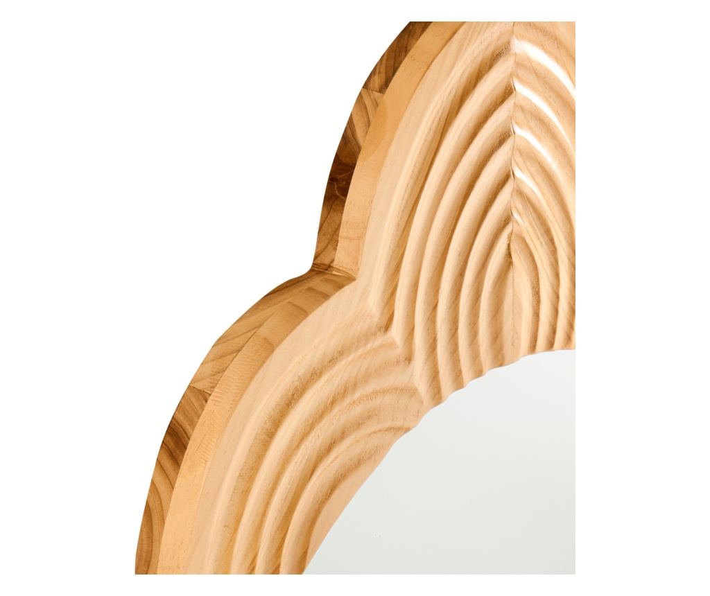 Falitükör FRESVILLE 62 cm 100 cm Fenyő Világosbarna - 5