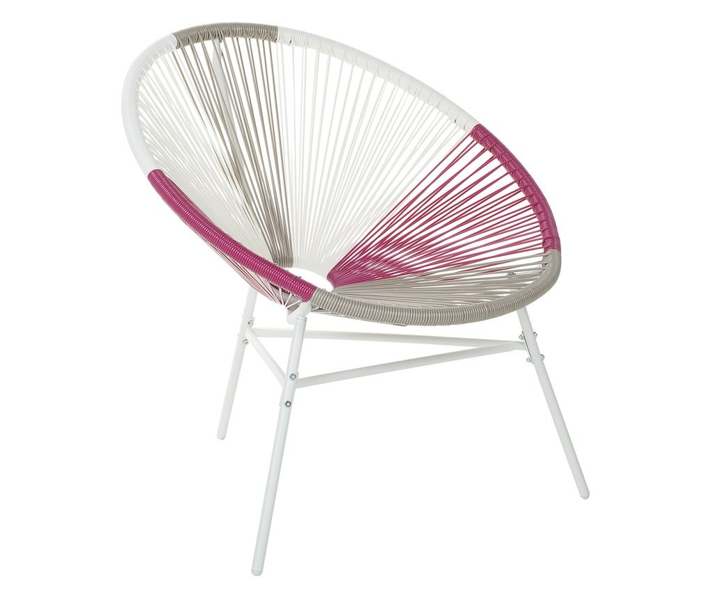 Kerti szék ACAPULCO PE Rattan Fukszia - 2