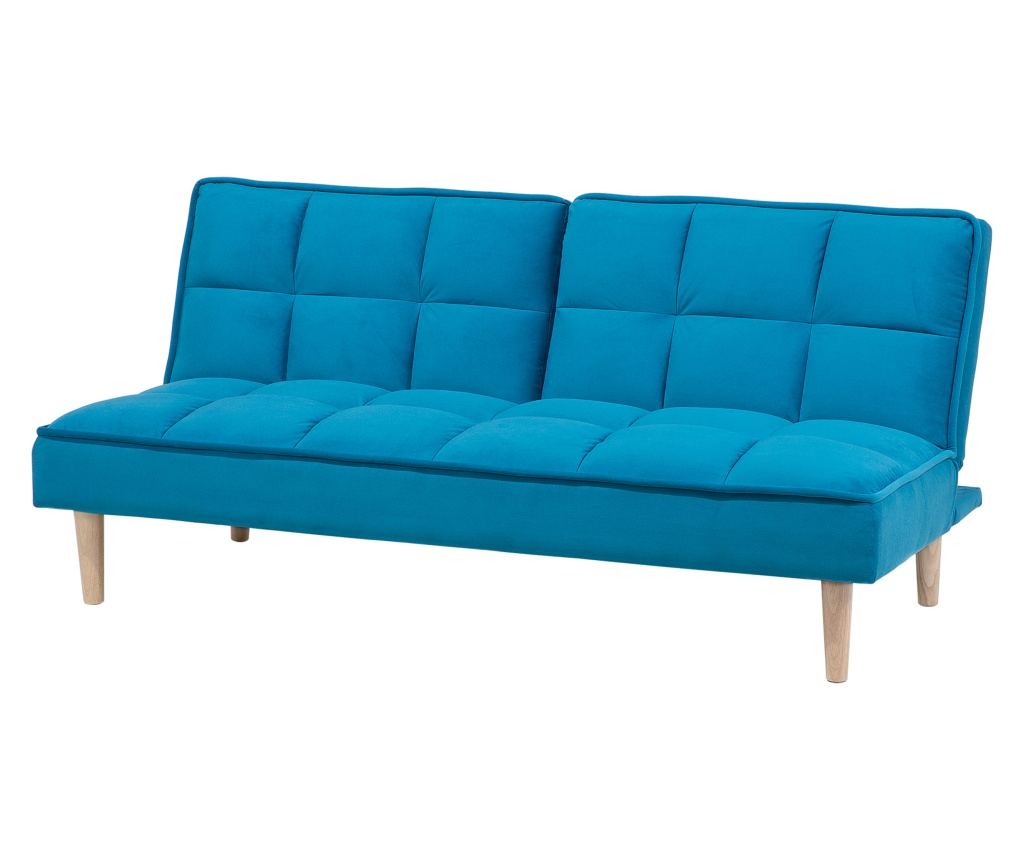 Kanapéágy 3 személyes SILJAN Tengerkék - 5