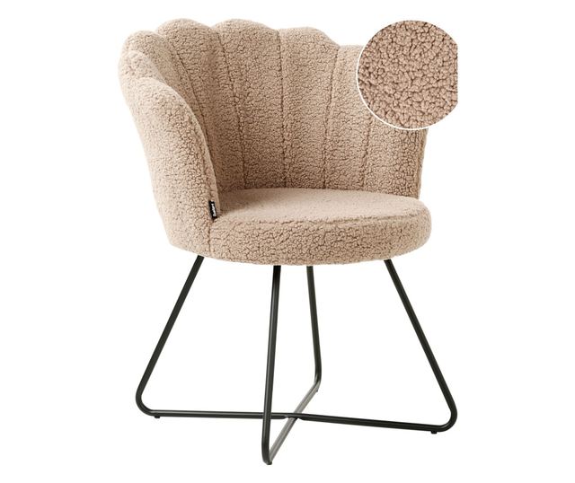 LOVELOCK Armchair Boucle Beige