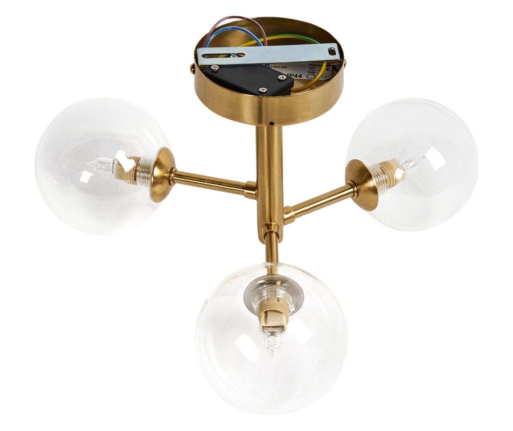 Mennyezeti lámpa MARICAO Üveg Bronz - 7