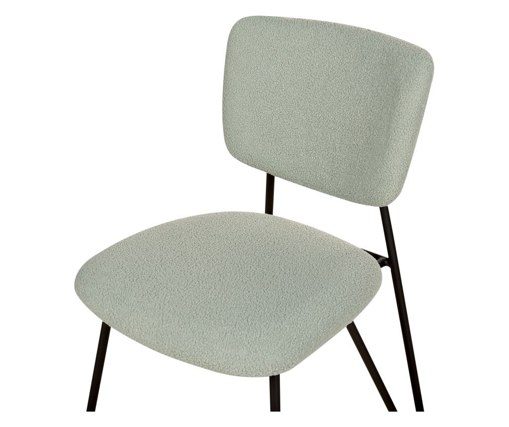 Étkezőszék kétdarabos szettben NELKO Buklé Világoszöld - 8