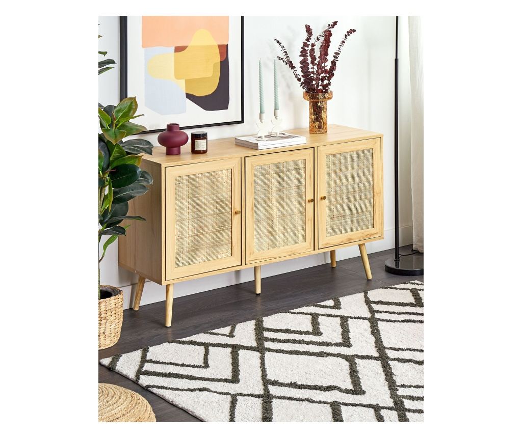 Szőnyeg YESILKOY Sötétzöld 160 x 230 cm Pamut - 1