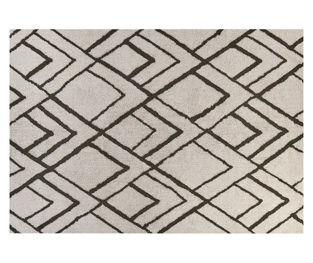 Szőnyeg YESILKOY Sötétzöld 160 x 230 cm Pamut - 2