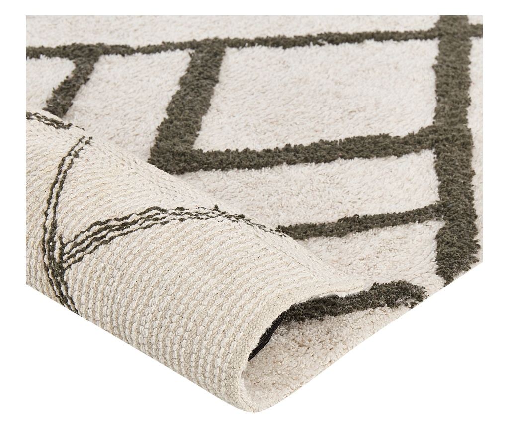 Szőnyeg YESILKOY Sötétzöld 160 x 230 cm Pamut - 5