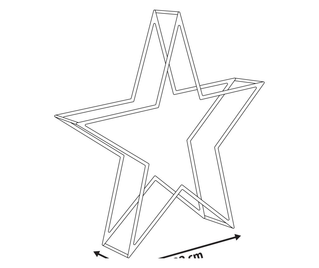 Kültéri dekoráció LED SIMO Csillag 31 cm Fehér - 3