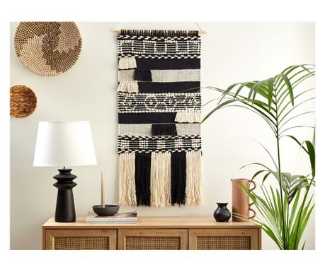 Decorațiune de perete din țesătură MURIDKE Bumbac 145 cm Bej