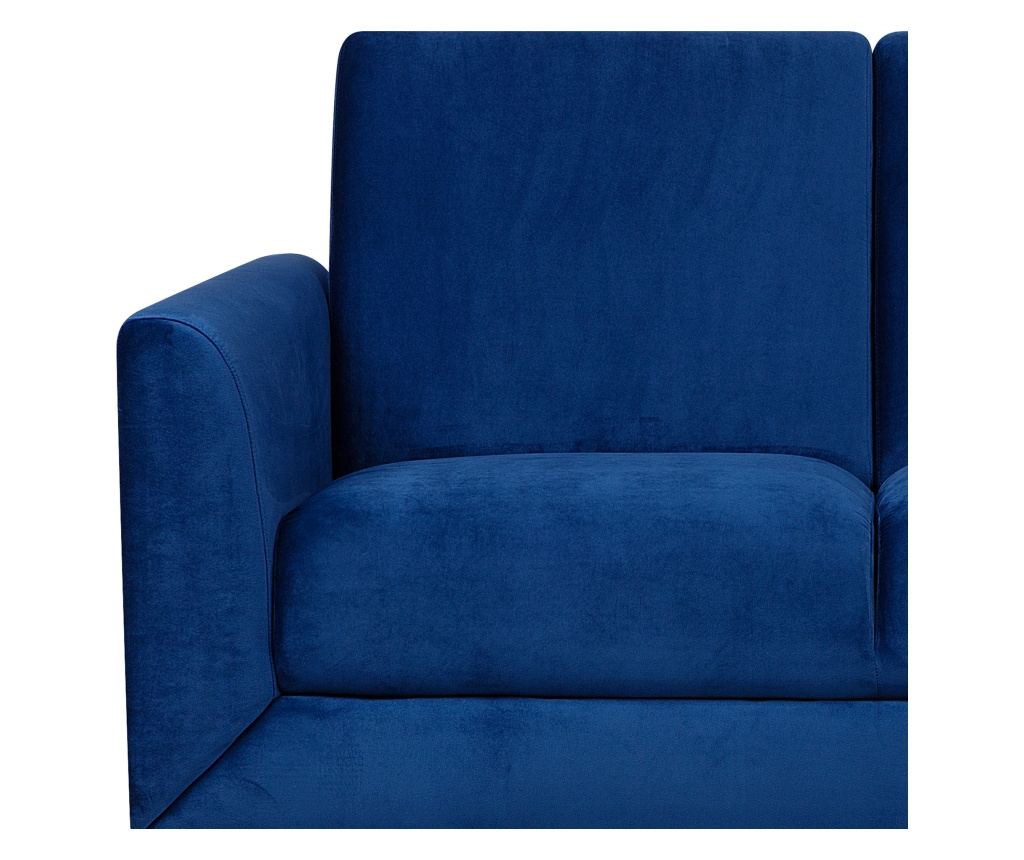 Kanapé 2 személyes FENES Bársony Tengerészkék - 6