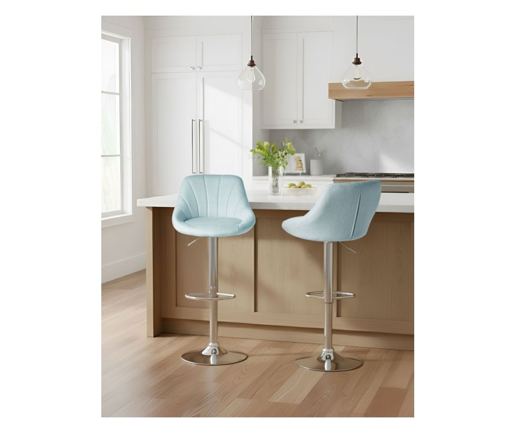Bárszék kétdarabos szettben LUCCA Világoskék - 1