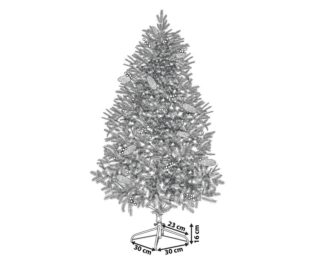 Karácsonyfa LED PALOMAR 180 cm Sötétzöld - 5