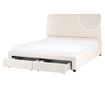 Ágy fiókokkal Buklé SARDENT 180 x 200 cm Törtfehér thumbnail 4