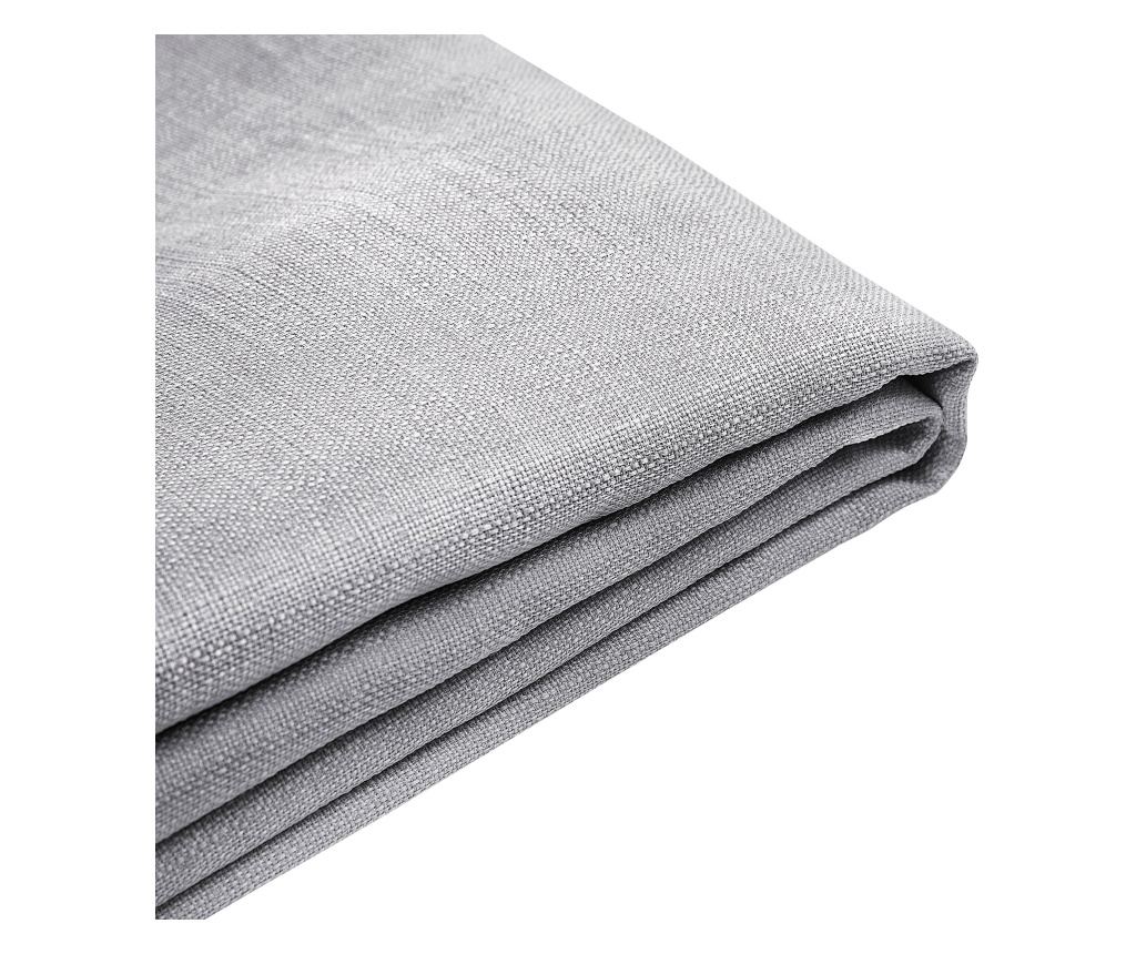 Ágykeret huzat FITOU 160 x 200 cm Világosszürke - 2