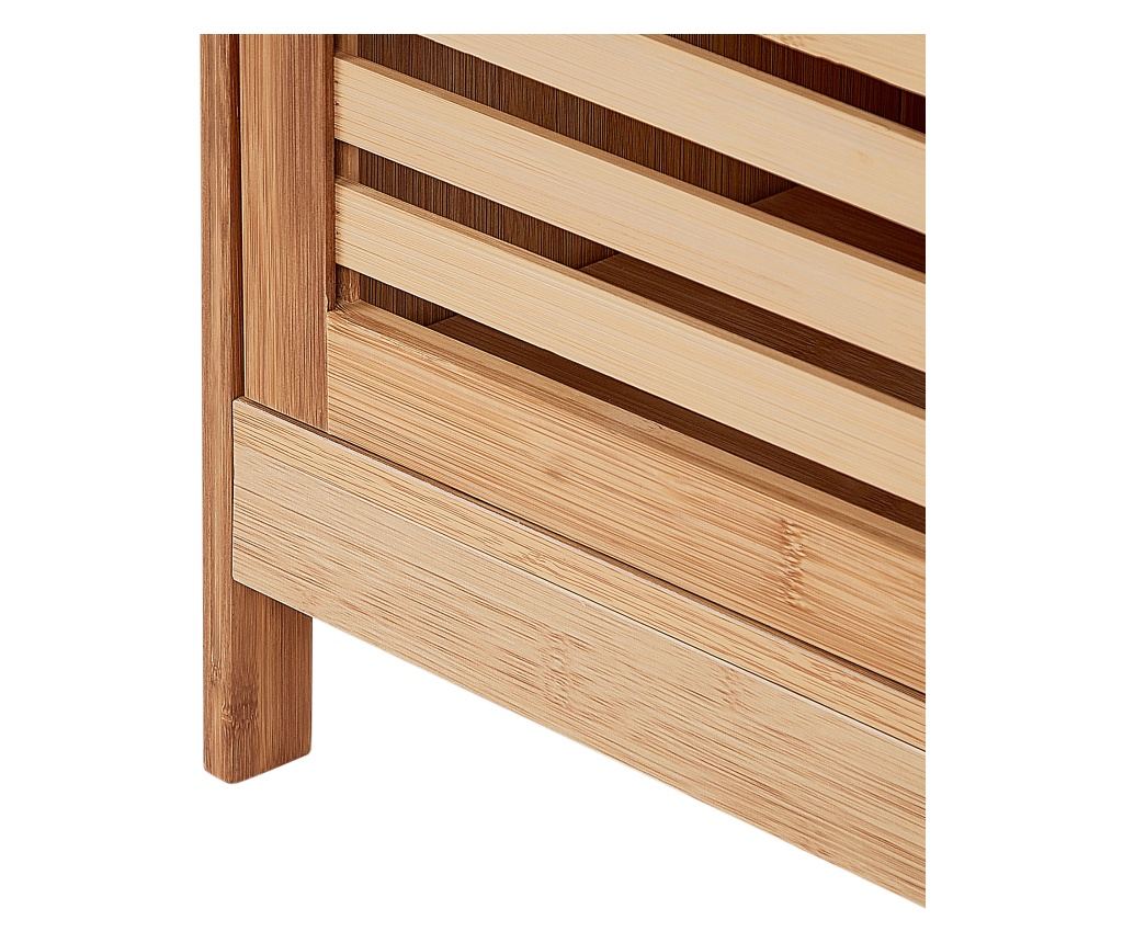 Mosdószekrény MISSOULA Bambusz 60 cm Világosbarna - 8