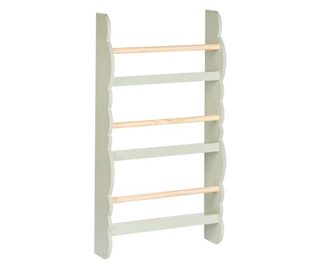 Bibliotecă de perete RIGOLET 80 cm Verde deschis