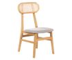 Étkezőszék kétdarabos szettben FALLON Keményfa Világosbarna thumbnail 4