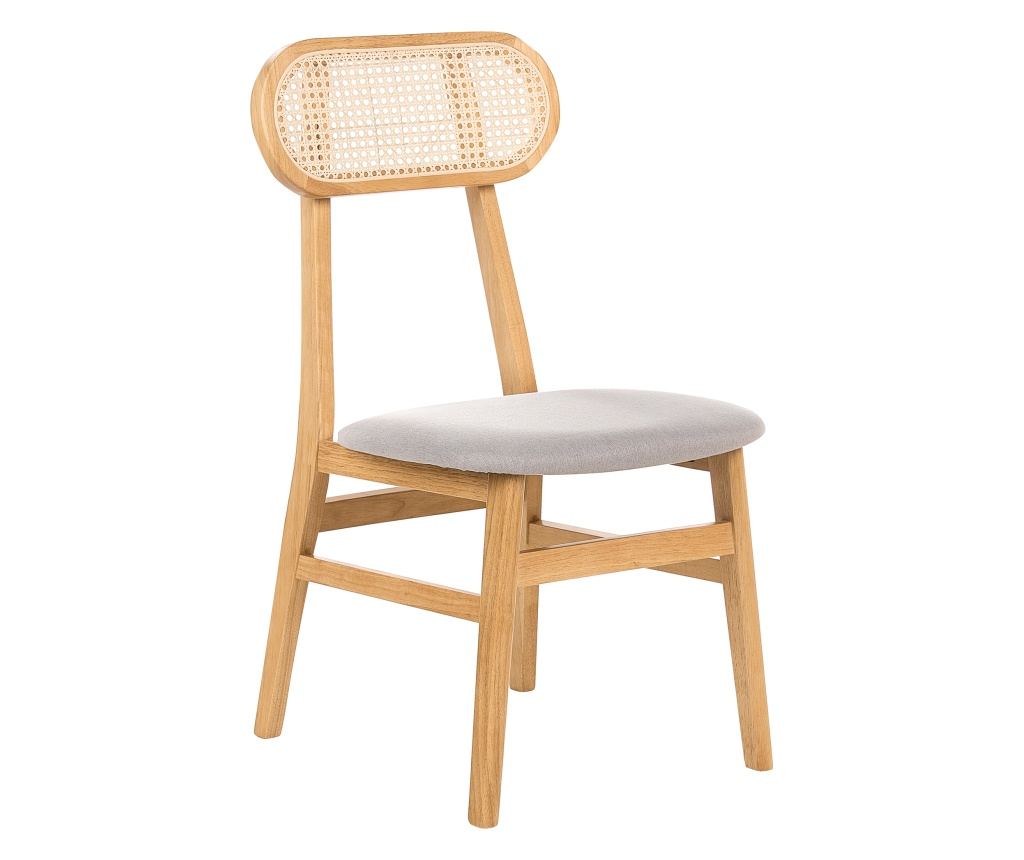 Étkezőszék kétdarabos szettben FALLON Keményfa Világosbarna - 4