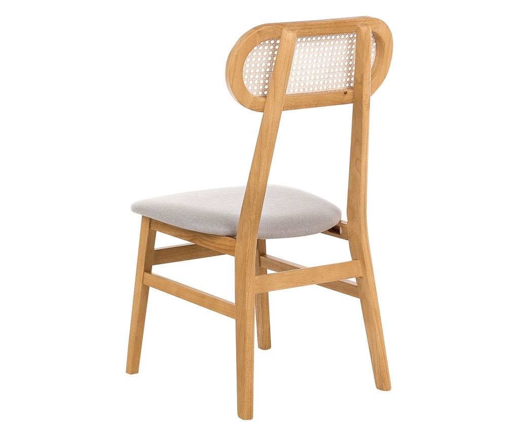 Étkezőszék kétdarabos szettben FALLON Keményfa Világosbarna - 6