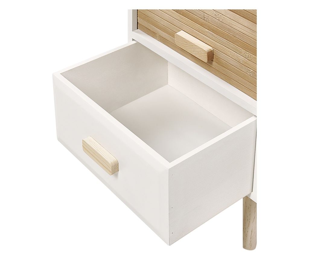 Egyfiókos éjjeliszekrény NESIKA Fehér - 5
