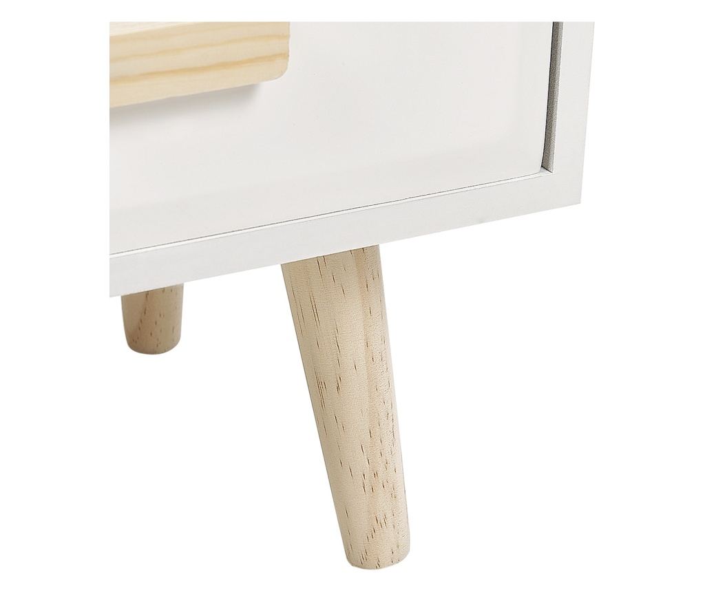 Egyfiókos éjjeliszekrény NESIKA Fehér - 7