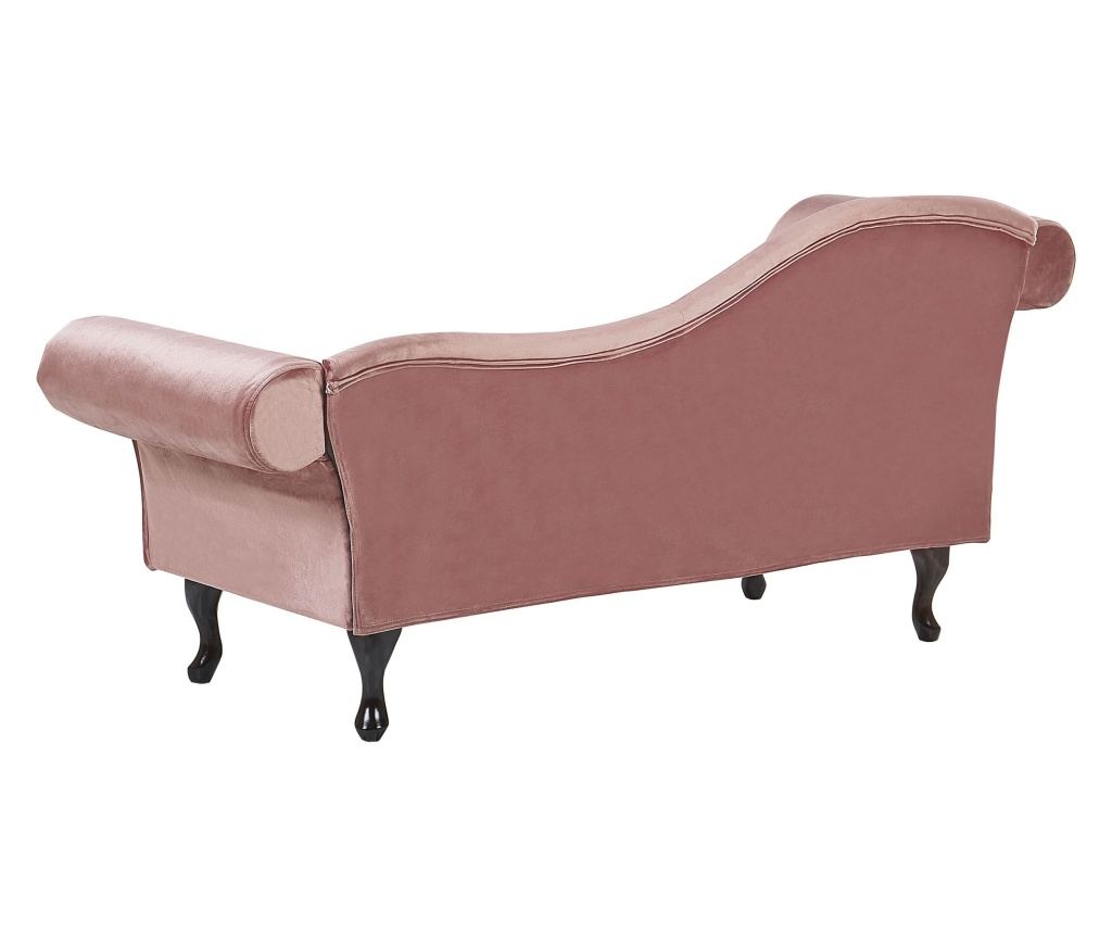 Bal oldali dívány LATTES Bársony Rózsaszín - 5