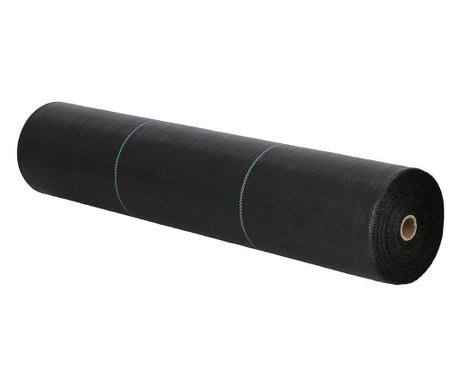 Agro tekstil za zastiranje proti plevelu, UV filter, 10 x 1.1 metra, 70g/m2, črn