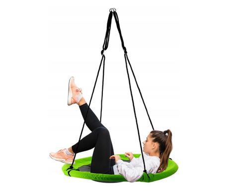 Sersimo G-Line Fészekhinta, 100 cm, Állítható Magasság, 150 kg, Sárga-Fekete