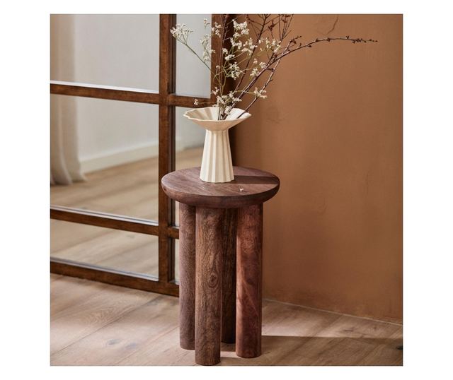 Помощна масичка Helin кафява 32 см