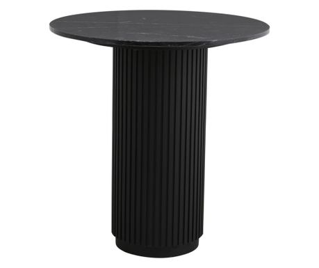 Stol za blagovaonicu Erie Mramor Crni i Crni 70 cm